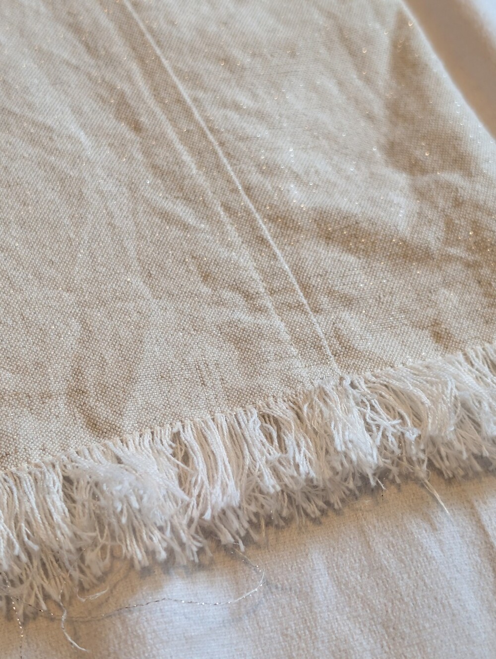 Crown Linen Designs 100% Linen with glitter Dress size small - Picture 9 of 10